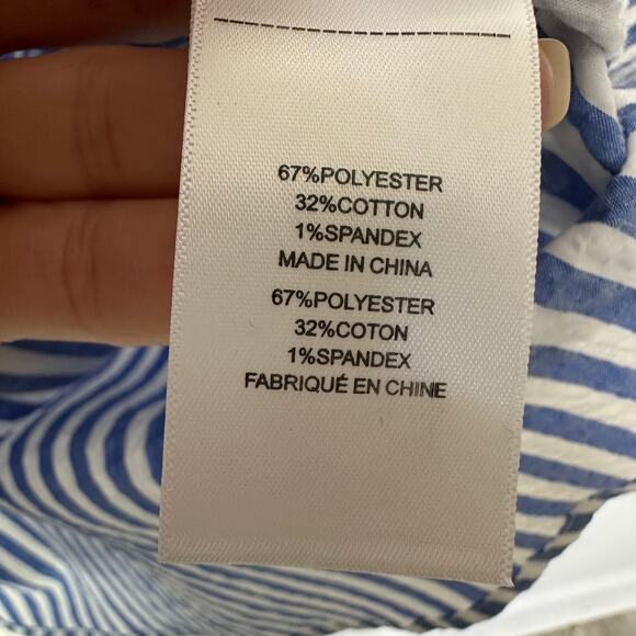 UNTUCKit Cybil Dress in Blue & White Stripe size 6 - Picture 5 of 10